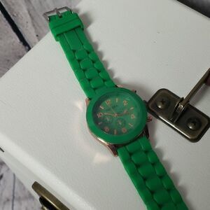 Green Geneva Watch 